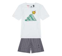 adidas Tuta Essentials Tee Set Kids in Bianco 7 / 8 anni