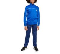 Adidas - Tuta Full Zip da Ragazzi Tricot Colour Pop, Blu Codice JX0204 - 9B