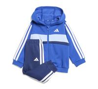 Adidas Tuta in pile Essentials Tiberio 3-Stripes Royal Blue/Dark Blue/ da Bambino 12-18 Mesi Blu