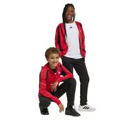 adidas Unisex - Bambini SEASONAL ESSENTIALS COLORBLOCK TRACKSUIT, pure ruby/black/white, 11-12 Years