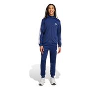 Tuta adidas Sportswear Basic French Terry 3 strisce blu navy bianco - S