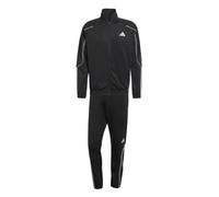 Adidas Tuta Stadium 3 Strisce Giacca Full zip con pantalone da uomo black