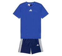 adidas Tuta Train Essentials 3-Stripes Tee Set Kids in Marine 7 / 8 anni