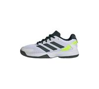 Scarpe da tennis bambini Adidas Ubersonic K - pure teal/silver metallic/lucid lemon - Bianco (36)