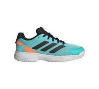 Adidas Scarpe da tennis bambini Ubersonic K - Flash Aqua/Core Black/Lucid Orange - Blu (33,5)