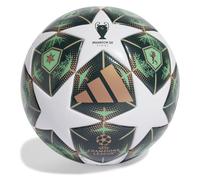 adidas UCL League 24/25 - Pallone da calcio a eliminazione diretta per adulti, unisex, colore bianco/shagrn/hiregr 37 EU