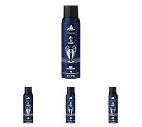 adidas UEFA Champions League Goal Edition Anti Perspirant Deodorante Spray (Confezione da 4)