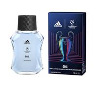 adidas UEFA Champions League Goal Edition Eau de Toilette, profumo di fougère verde a lunga durata, con oli essenziali naturali per uomo, 50 ml