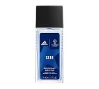Adidas UEFA Champions League Star 75 ml spray deodorante senza alluminio per uomo