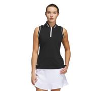 adidas Ultimate365 - Polo da Donna Senza Maniche con Cerniera a Un Quarto, Nero, M