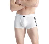 Adidas Underwear Low Rise 3 Stripes Active Flex Cotton Boxers 2 Units Bianco S Uomo