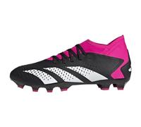 adidas Unisex Accuracy.3 Multi-Ground Boots, Core Black/Cloud White/Shock Pink, 44 2/3 EU