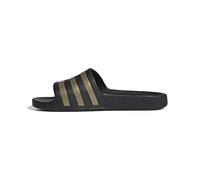 Adidas Unisex Adilette Aqua Slides Core Black / Gold Metallic / Core Black 11 UK 46 EU