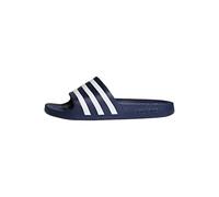 Adidas Unisex Adilette Aqua Slides Dark Blue / Cloud White / Dark Blue 6 UK 39 EU
