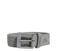 adidas unisex-adult Braided Stretch Belt, Grey Three, Medium-Large