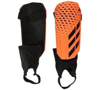 adidas Unisex-Adult Soft Ground Match Predator Shin Guards, Solar Orange/Black/Black, Medium