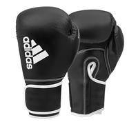 adidas Unisex - Adulti Hybrid 80 Guanti da boxe, Nero/Bianco, 12oz EU