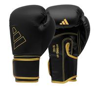 Adidas Guantoni da boxe Hybrid 80 Unisex Adulti Nero/Oro 14 once