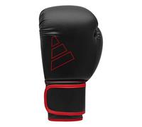 adidas Unisex - Adulti Ibrido 80 Guanti da boxe, Nero/Rosso, 10 oz EU