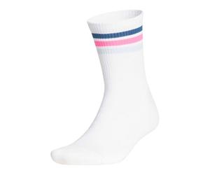adidas Unisex - Adulto 3-STRIPE HALF CREW SOCK, white/Dusky Petrol, 40-42