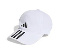 adidas Unisex - Adulto 3-Stripes AEROREADY Running Training Baseball cap, White/Black/Black, XS