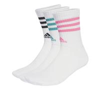 adidas - 3S Cushioned Sportswear Crew 3-Pack - Calze casual Unisex L | EU 43|45 bianco
