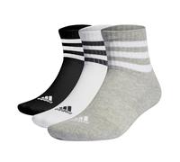 Calze adidas Cushioned Sportswear 3 Stripes nero bianco blu (3 paia) - S