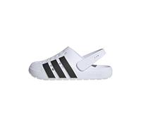 adidas Unisex - Adulto Adilette 2.0 Clog Sandal, Cloud White/Core Black/Cloud White, 40.5 EU