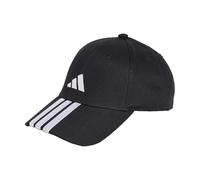 Cappellino adidas Baseball New Logo 3 strisce bambino nero bianco - S-M