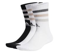 adidas Unisex - Adulto Bold 3-Stripes Cushioned Crew Socks 3 Pairs