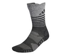 adidas Unisex - Adulto COLD.RDY XCity Reflective Running Socks, Black/Reflective Silver/Black, 42-45