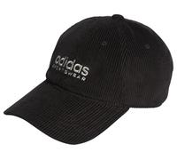 adidas Unisex - Adulto Corduroy Low Dad cap, Black/Grey Two, XXS