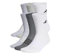 CALZINI AMMORTIZZATI CREW CONFEZIONE DA 6 PAIA White / Light Grey Heather / Medium Grey Heather / Dark Grey Heather 43-45