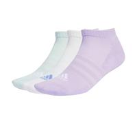 adidas Unisex - Adulto Cushioned Low-Cut Socks 3 Pairs, Powder Plum/White/Halo Mint, 8.5-10