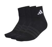 Adidas Calzini CUSHIONED SPORTSWEAR alla caviglia imbottiti 3 paia nero/nero/bianco 8.5-10