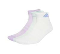 adidas Unisex - Adulto Cushioned Sportswear Ankle Socks 3 Pairs, Powder Plum/White/Halo Mint, 6.5-8