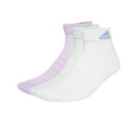 adidas Unisex - Adulto Cushioned Sportswear Ankle Socks 3 Pairs, Powder Plum/White/Halo Mint, 8.5-10