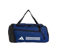 adidas Essentials 3-Stripes Duffel Bag, Borsone Unisex-Adulto, Dark Blue/White, S