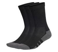 adidas Unisex - Adulto ESSENTIALS CLIMACOOL Crew 3PP, Black/Grey Six, 8.5-10