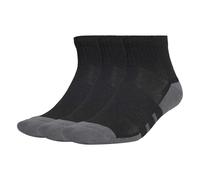 adidas Unisex - Adulto Essentials Climacool Quarter 3Pp Socks, Black/Grey Six, 45-48