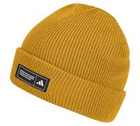 Adidas Unisex - Adulto Essentials Cuffed Beanie, Active Gold/Black/White, M