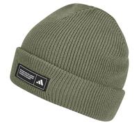 adidas Unisex - Adulto Essentials Cuffed Beanie, Tent Green/Black/White, XS