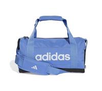 adidas Unisex - Adulto Essentials Linear Duffel Bag, blue fusion/black/white, XS