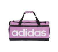 adidas Unisex - Adulto Essentials Linear Duffel Bag, preloved purple/white, M