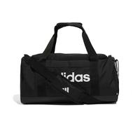 adidas Unisex - Adulto Essentials Linear Duffel Bag S Black / Black / White