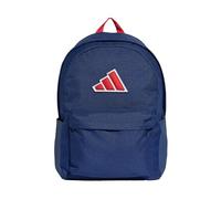 adidas Unisex - Adulto Essentials Logo Backpack, dark blue/pure ruby, One Size