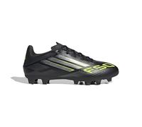 adidas F50 Club Firm Multi Ground Football Boots, Scarpe da Calcio Unisex-Adulto, Core Black/Iron Metallic/Lucid Lemon, 46 EU