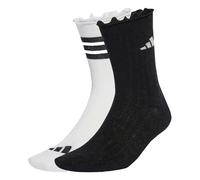 adidas Unisex - Adulto Glow Sock 2 Pair Pack Socks, white/black/grey one, 6-7 Years