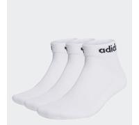 adidas Unisex - Adulto Linear Ankle Cushioned Socks 3 Pairs