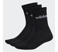 adidas Unisex - Adulto Linear Crew Cushioned Socks 3 Pairs